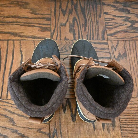 Sorel Women’s Insulated Duck Boots with Heel – Brown/Black – Size 10.5M - Picture 9 of 12